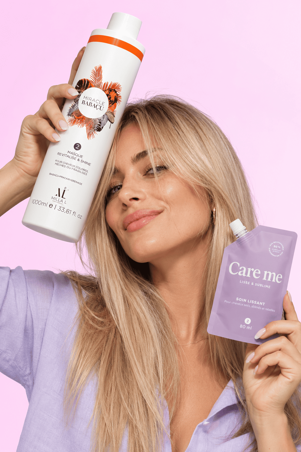 Lissage spécial cheveux blond lisamento