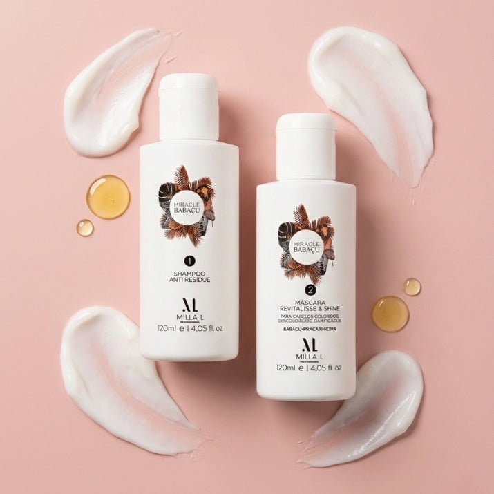 Kit Miracle Babaçu : shampoing et soin lissant, 2 × 120 ml